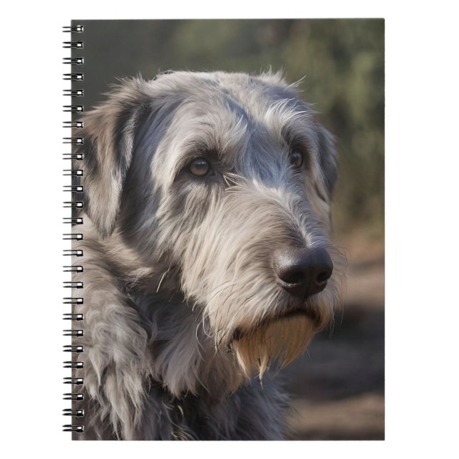 Irish Wolfhound I Am Not Amused, Notebook (Front)