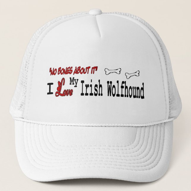 Irish Wolfhound (I Love) Hat (Front)