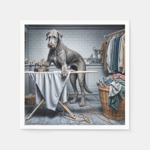 Irish Wolfhound Ironing Clothes Napkin