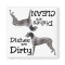 Irish Wolfhound Lovers Dishwasher Magnet