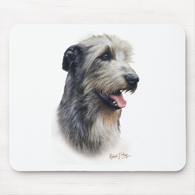 Irish Wolfhound Mouse Mat (Front)