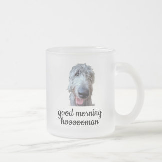 Irish Wolfhound Mug – Good Morning Hoooooman