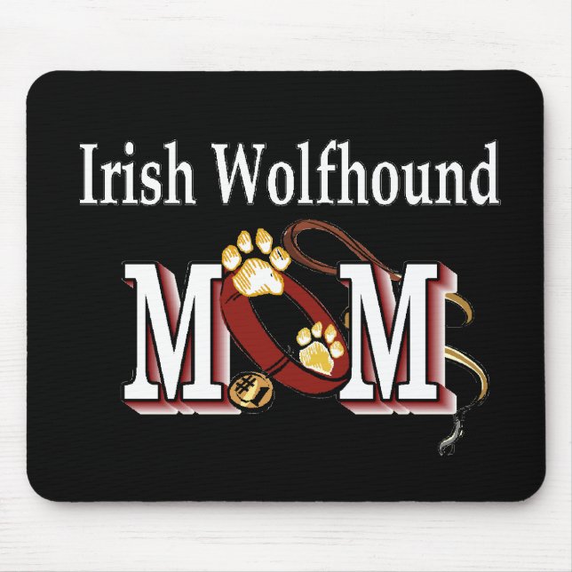 irish wolfhound mum gifts mouse mat (Front)