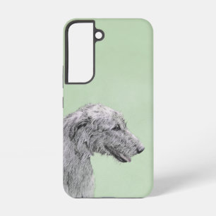 Irish Wolfhound Painting - Cute Original Dog Art Samsung Galaxy Case