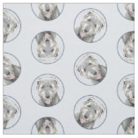 Irish Wolfhound Painting Grey Original Dog Art