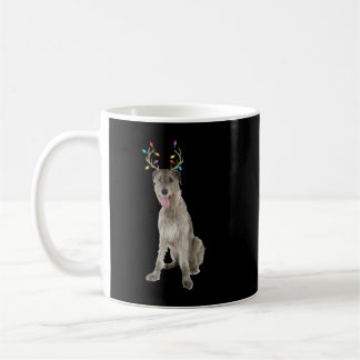 Irish Wolfhound Reindeer Christmas Dog Coffee Mug