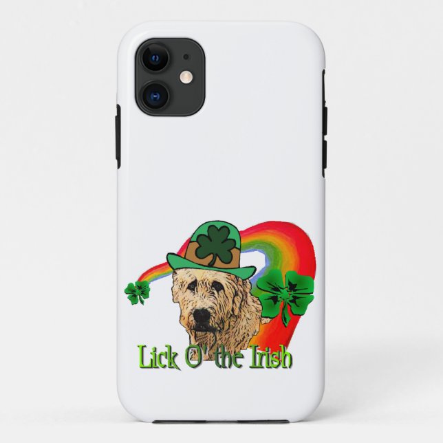 Irish Wolfhound St Patricks Case-Mate iPhone Case (Back)