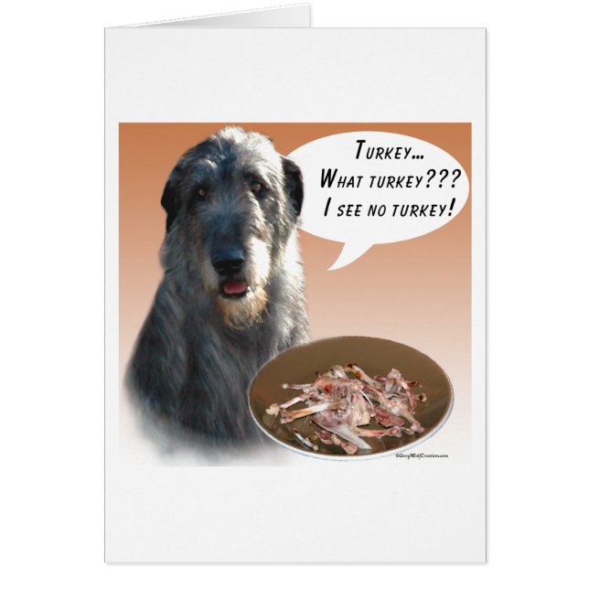 Irish Wolfhound Turkey (Front)
