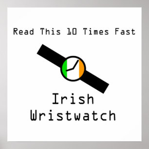 Irish Wristwatch Poster