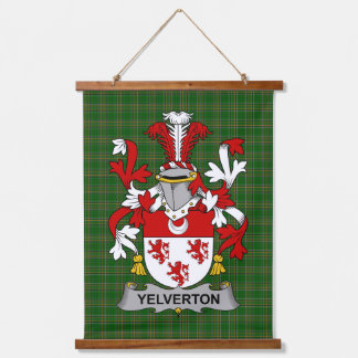 Irish Yelverton Coat of Arms Family Crest Hanging Tapestry
