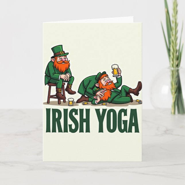Irish Yoga Celebration Card (Front)
