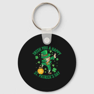 Irish You A Happy St Patrick s Day Dabbing Funny Key Ring