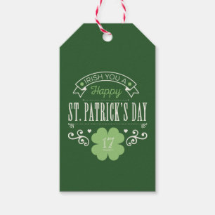 Irish You a Happy St. Patrick's Day Gift Tags