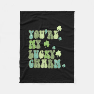 Irish You Are My Lucky Charm Fleece Blanket