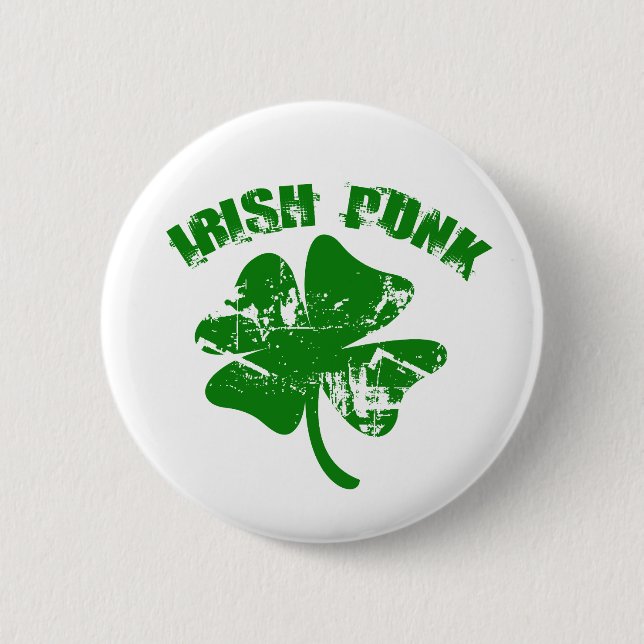 IrishPunk 6 Cm Round Badge (Front)
