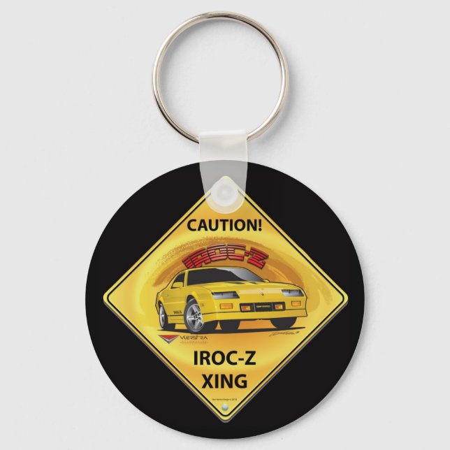 IROC84-2Black Key Ring (Front)