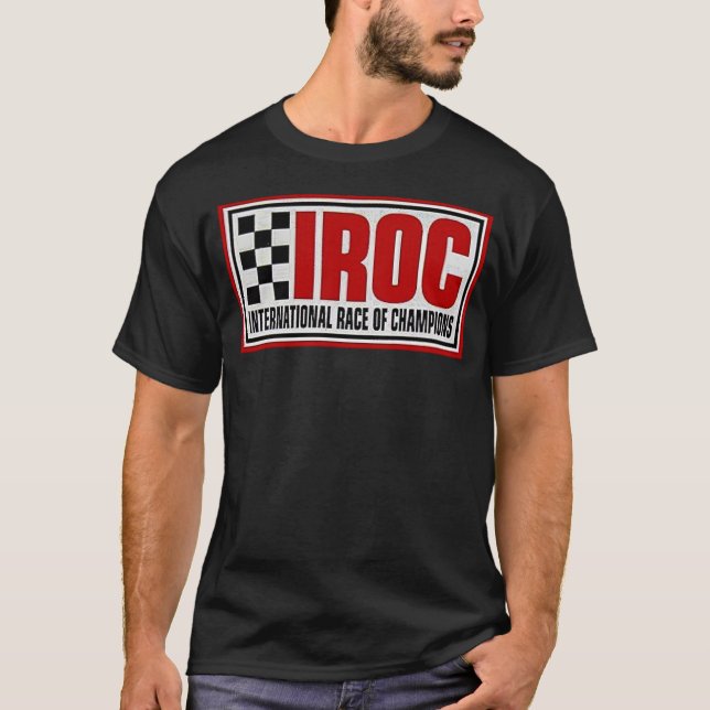 IROC, International Race Of Champions, Racing Cars T-Shirt (Front)