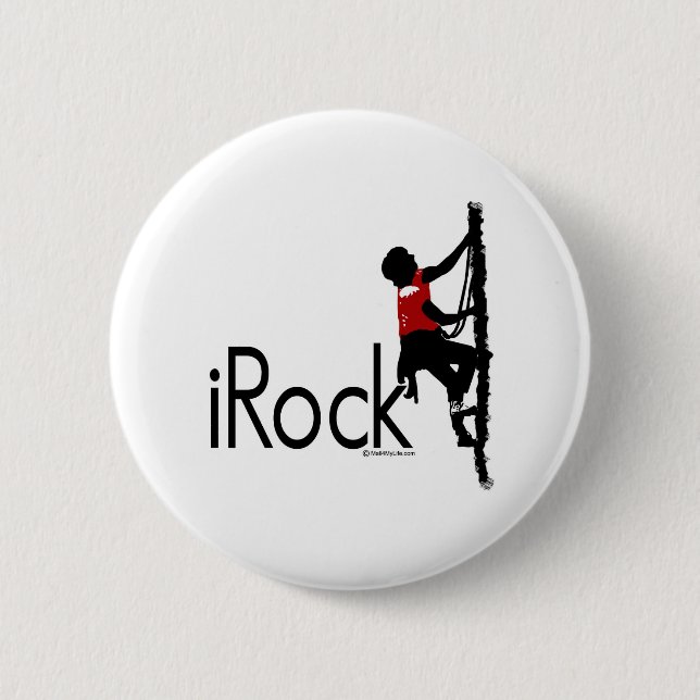 irock 6 cm round badge (Front)