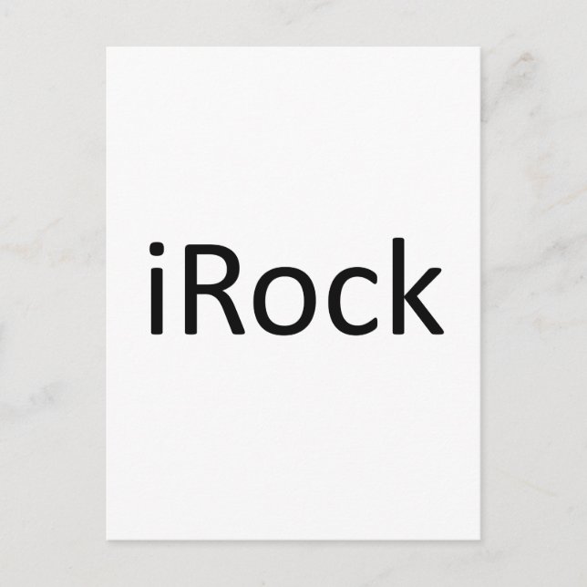 iRock Postcard (Front)