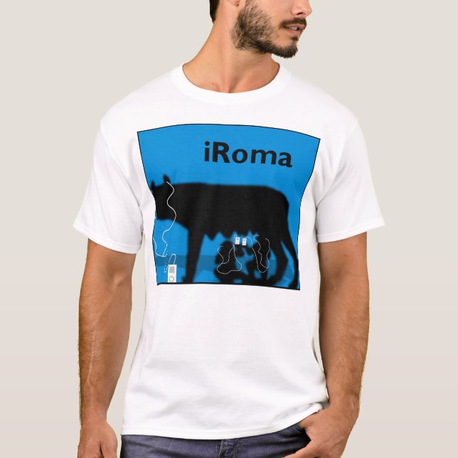 iRoma Apparel (blue) T-Shirt (Front)