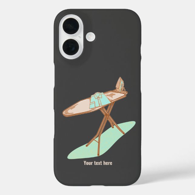 Iron and ironing board household chores Case-Mate iPhone case (Back)