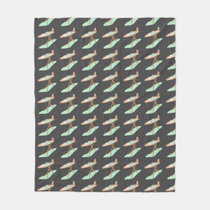 Iron and ironing board household chores fleece blanket