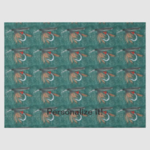 "Iron Blue Dun"" wet fly, fly tying, fly fishing, Tissue Paper