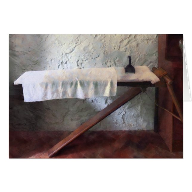 Iron Board and Iron (Front Horizontal)