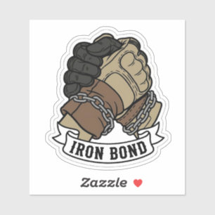 Iron Bond Biker Brotherhood Handshake Vinyl