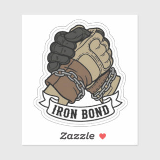 Iron Bond Biker Brotherhood Handshake Vinyl