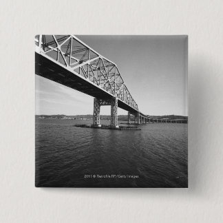 Iron bridge B&W 15 Cm Square Badge