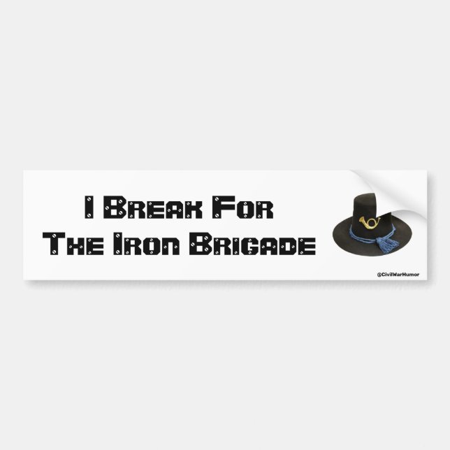 Iron Brigade Civil War bumper sticker (Front)
