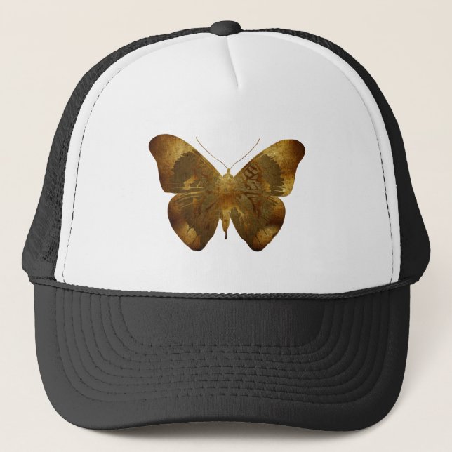 Iron Butterfly Cutout Trucker Hat (Front)