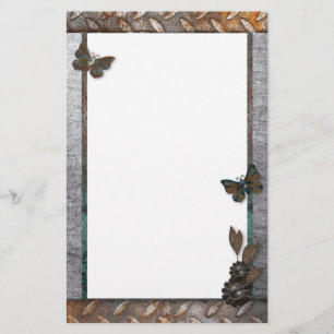 Iron Butterfly Garden Stationery