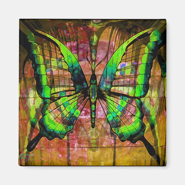 Iron Butterfly Magnet (Front)