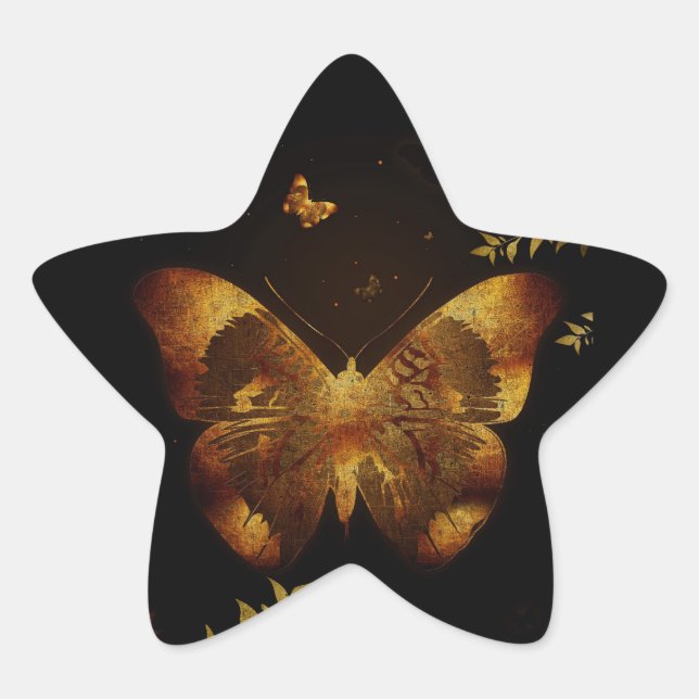 Iron Butterfly Star Sticker (Front)