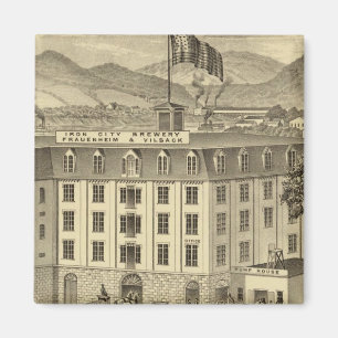 Iron City Brewery, Frauenheim and Vilsack Magnet