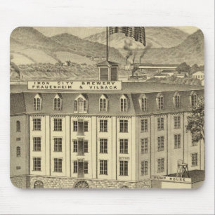 Iron City Brewery, Frauenheim and Vilsack Mouse Mat