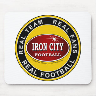 IRON CITY; Real Team, Real Fans, REAL FOOTBALL Mouse Mat