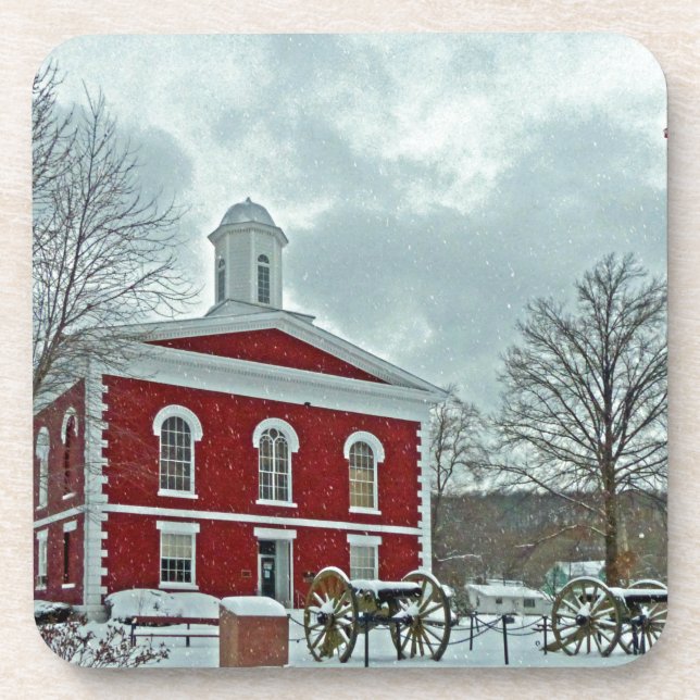 Iron County Courthouse Coaster (Front)