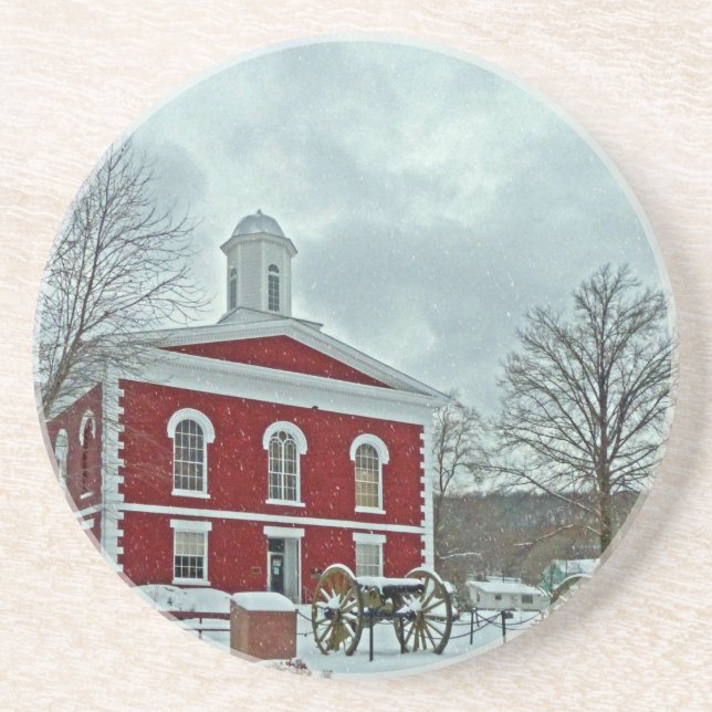 Iron County Courthouse Coaster (Front)
