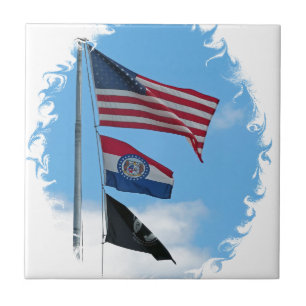 Iron County Flags Tile