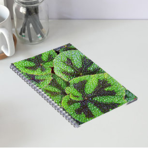 Iron Cross Begonia Floral Notebook