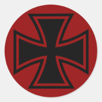 Iron Cross black red