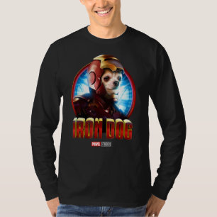 Iron Dog Chihuahua In Beige For Christmas T-Shirt