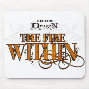 Iron Dragon: The Fire Within Mouse Mat