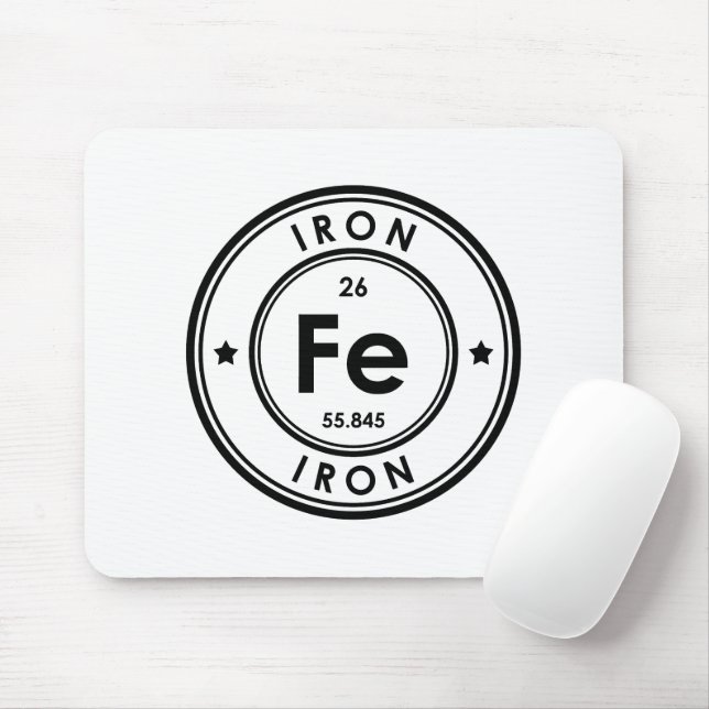 Iron Element Mouse Pad (With Mouse)