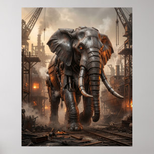 Iron Elephant Forge Poster