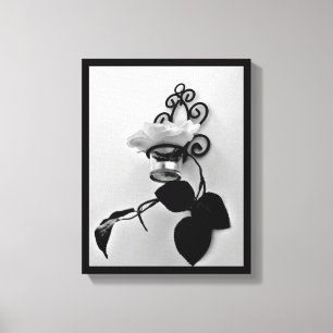 Iron Flower Sconce Canvas Print