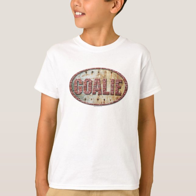 Iron Hockey Goalie T-Shirt (Front)